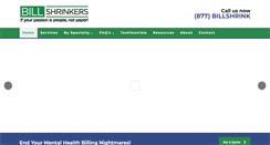 Desktop Screenshot of billshrinkers.com