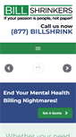 Mobile Screenshot of billshrinkers.com